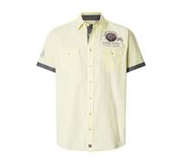 Kurzarmhemd JAN VANDERSTORM "Kurzarmhemd SNOFRED", Herren, Gr. 6XL, weit, gelb (hellgelb), Obermaterial: 100% Baumwolle CO., Hemden (99568704-6XL) hellgelb