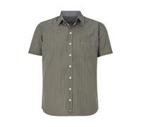Jan Vanderstorm Streifenhemd Herren Comfort Fit Baumwolle oliv, L