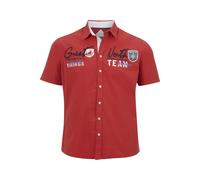 Jan Vanderstorm Kurzarmhemd FREYDIS Jan Vanderstorm rot 45/46 (Artikelnummer: 5E888/70X45/46)