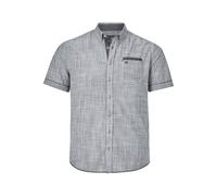 Kurzarmhemd JAN VANDERSTORM "Kurzarmhemd MILOS", Herren, Gr. 5XL, weit, schwarz (schwarz gestreift), Obermaterial: 100% Baumwolle CO., Hemden (59136120-5XL) schwarz gestreift