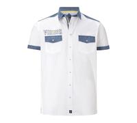 Jan Vanderstorm Herren Kurzarmhemd Herkko weiß 3XL (XXXL) - 47/48