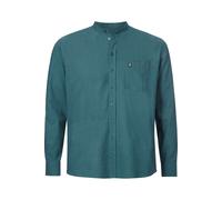 Jan Vanderstorm Herren Stehkragenhemd Kallu Hemd Mit Stehkragen| Reine Baumwolle | Größe L - 7XL Petrol, 6XL (XXXXXXL) - 53/54