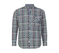 Jan Vanderstorm Hemd Herren Comfort Fit Baumwolle petrol, 6XL