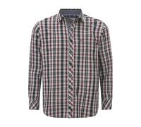 Karohemd JAN VANDERSTORM "Hemd JOKSE", Herren, Gr. XXL, weit, rot (rot kariert), Obermaterial: 100% Baumwolle CO., Langarm, Hemden (65966243-XXL) rot kariert