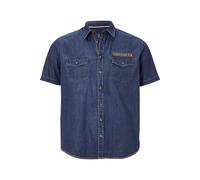 Jan Vanderstorm Herren Jeanshemd Joar blau 4XL (XXXXL) - 49/50