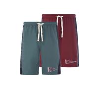 Jan Vanderstorm Herren Doppelpack Jogginghose Haral Set | Trainingshose | Baumwoll-Mischung | Große Größen L-7xl dunkelrot, L - 52/54