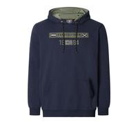 Kapuzensweatshirt JAN VANDERSTORM "Sweatshirt SANNO", Herren, Gr. XL, blau (dunkelblau), Obermaterial: 100% Baumwolle CO., Sweatshirts (21650007-XL) dunkelblau