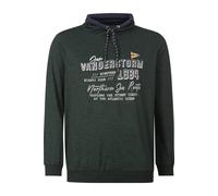 Kapuzensweatshirt JAN VANDERSTORM "Sweatshirt SVERRE" Gr. XXL, grün (dunkelgrün melange) Herren Sweatshirts (58450046-XXL) dunkelgrün melange