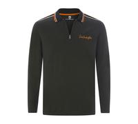 Jan Vanderstorm Langarm-Poloshirt Herren oliv, XXXL
