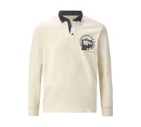 Jan Vanderstorm Langarm-Poloshirt Herren vanille, 6XL