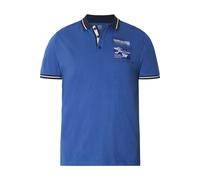 Jan Vanderstorm Comfort Fit Poloshirt Kurzarm blau