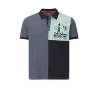 Jan Vanderstorm Comfort Fit Poloshirt Kurzarm blau