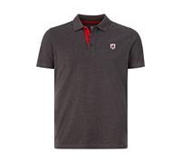 Poloshirt JAN VANDERSTORM "Poloshirt NISSE" Gr. 7XL, grau (dunkelgrau melange) Herren Shirts (55815047-7XL) dunkelgrau melange