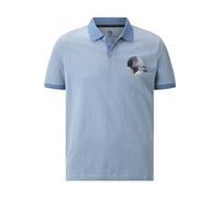 Jan Vanderstorm Comfort Fit Poloshirt Kurzarm hellblau