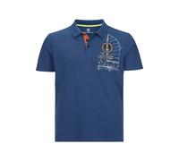 Poloshirt JAN VANDERSTORM "Poloshirt NICCO", Herren, Gr. XL, blau (royal blau), Obermaterial: 100% Baumwolle CO., casual, comfort fit normal, ohne Ausschnitt, Kurzarm, Shirts (57010402-XL) royal blau