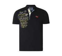 Jan Vanderstorm Comfort Fit Poloshirt Kurzarm schwarz