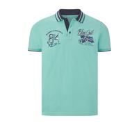Poloshirt JAN VANDERSTORM "Poloshirt OLFGIR", Herren, Gr. 5XL, blau (türkis), Obermaterial: 100% Baumwolle CO., Shirts (85731235-5XL) türkis