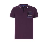 Poloshirt JAN VANDERSTORM "Poloshirt FRETU" Gr. XXL, rot (dunkelrot) Herren Shirts (22927137-XXL) dunkelrot