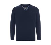 Jan Vanderstorm Herren Pullover Jorgir Gestricktes Casual Oberteil dunkelblau 4XL (XXXXL) - 68/70