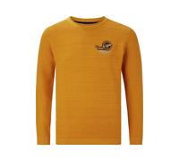 Pullunder JAN VANDERSTORM "Pullover TRYGVE" Gr. 4XL, gelb (dunkelgelb), Herren, Obermaterial: 100% Baumwolle CO., unifarben, Pullover (24185003-4XL) dunkelgelb