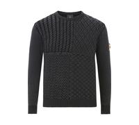 Jan Vanderstorm Comfort Fit Pullover schwarz, Einfarbig
