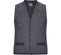 Jan Vanderstorm Strickweste TANE, mit wärmender Wolle 56/58 (XL) blau Herren Strickwesten Westen 56/58 (XL) blau, gemustert