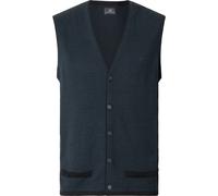 Strickweste JAN VANDERSTORM "Strickweste TANE", Herren, Gr. XXL, blau (petrol gemustert), Obermaterial: 50% Wolle mw. 50% Polyacryl PAN., Westen Strickweste (21762311-XXL) petrol gemustert