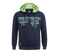 Jan Vanderstorm Sweatjacke Herren blau, 6XL