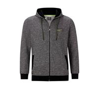 Kapuzensweatjacke JAN VANDERSTORM "Sweatjacke RUMOLT" Gr. XXL, schwarz (schwarz melange) Herren Sweatjacken (53643959-XXL) schwarz melange