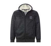 Jan Vanderstorm Comfort Fit Sweatjacke dunkelgrau, Einfarbig