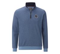 Jan Vanderstorm Comfort Fit Sweatshirt blau, Einfarbig