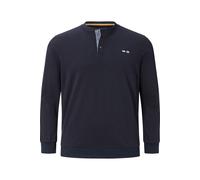 Jan Vanderstorm Comfort Fit Sweatshirt dunkelblau, Einfarbig