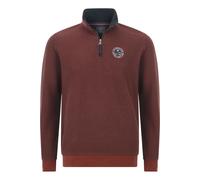 Jan Vanderstorm Comfort Fit Sweatshirt dunkelrot, Einfarbig