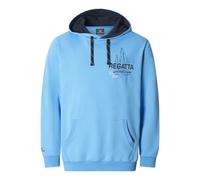 Jan Vanderstorm Comfort Fit Sweatshirt Kapuzeblau, Bedruckt