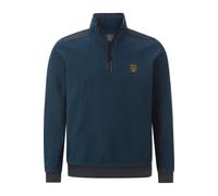 Jan Vanderstorm Comfort Fit Sweatshirt Zipblau, Einfarbig