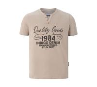 Jan Vanderstorm Comfort Fit T-Shirt beige, Bedruckt