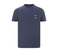 Rundhalsshirt JAN VANDERSTORM "T-Shirt INGEFRERK", Herren, Gr. 4XL, blau, Obermaterial: 100% Baumwolle CO., Shirts Rundhalsshirt (38828556-4XL) blau