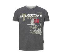 Jan Vanderstorm Herren T-Shirt Sölve dunkelgrau 4XL (XXXXL) - 68/70