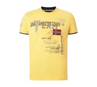 Jan Vanderstorm Comfort Fit T-Shirt Rundhals gelb, Bedruckt