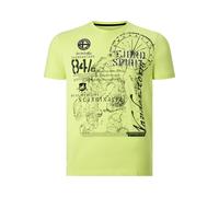 Rundhalsshirt JAN VANDERSTORM "T-Shirt DOMINIK", Herren, Gr. 7XL, grün (hellgrün), Obermaterial: 100% Baumwolle CO., comfort fit normal, Rundhals, Shirts Rundhalsshirt (77000108-7XL) hellgrün