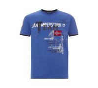 Jan Vanderstorm Herren T-Shirt Sölve Royalblau, 2XL (XXL) - 60/62