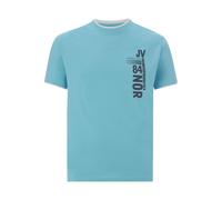 Jan Vanderstorm Comfort Fit T-Shirt Rundhals türkis, Bedruckt
