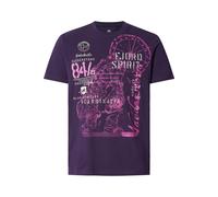 Rundhalsshirt JAN VANDERSTORM "T-Shirt DOMINIK", Damen, Gr. XXL, lila, Obermaterial: 100% Baumwolle CO., Shirts Rundhalsshirt (28773502-XXL) lila