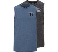 Jan Vanderstorm Doppelpack Tanktop Herren blau, XXXL