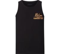 Jan Vanderstorm Comfort Fit Tank Top schwarz, Bedruckt
