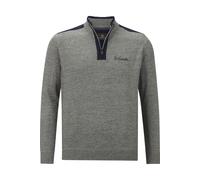 Troyer JAN VANDERSTORM "Pullover DAIN" Gr. L, grau (grau melange), Herren, Obermaterial: 50% Baumwolle CO. 50% Polyacryl PAN., unifarben, Pullover (74822149-L) grau melange