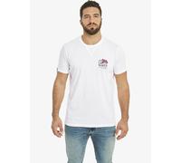 Rundhalsshirt JAN VANDERSTORM "Doppelpack T-Shirt ADEKE", Herren, Gr. 6XL, blau (weiß dunkelblau), casual, comfort fit normal, Rundhals, Kurzarm, Shirts, in zwei Farbvarianten (57189667-6XL) weiß dunk