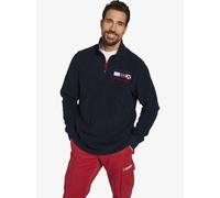 Sweatjacke JAN VANDERSTORM "Fleece-Sweatshirt SIETSE" Gr. XXL, blau (dunkelblau) Herren Sweatjacken (87441564-XXL) dunkelblau