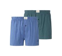 Jan Vanderstorm Herren 2er Pack Boxershorts Thure blau, 16