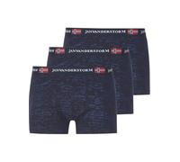 Retro Pants JAN VANDERSTORM "3er Pack Retropant NORIK", Herren, Gr. 3XL, blau (dunkelblau), Obermaterial: 95% Baumwolle CO. 5% Elasthan EL., Unterhosen (59793954-XXXL) dunkelblau
